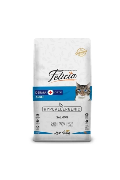 Az Tahıllı 12 kg Yetişkin Somonlu Hypoallergenic Kedi Maması