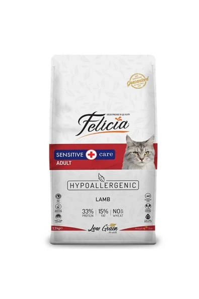 Düşük Tahıllı Hipoalerjenik Kuzu Etli Yetişkin Kedi Maması 12 kg - 2