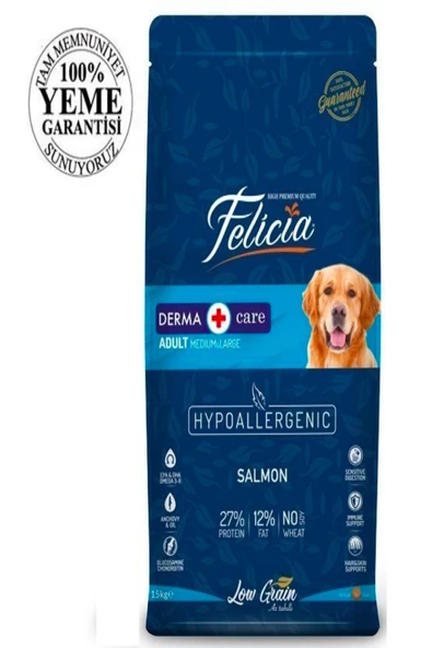 High Premium Düşük Tahıllı Somonlu Yetişkin Köpek Maması 15 Kg ürün görseli 1