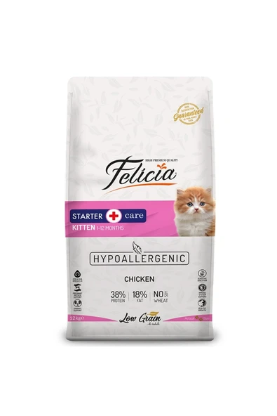 Az Tahıllı 12 Kg Yavru Tavuklu Hypoallergenic Kedi Maması Flc-0100 - Resim 2