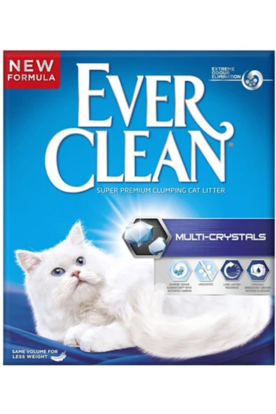 Multi Crystal Kokusuz Topaklaşan 6 Lt Kedi Kumu