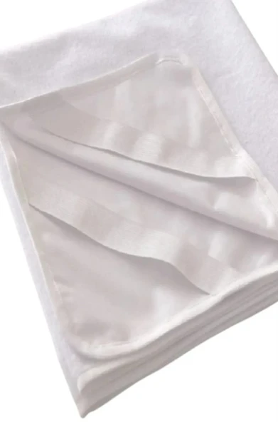 My Evilla Sıvı Geçirmez 4 Köşe Lastikli Alez Tek Kişilik Beyaz Renk Yatak Koruyucu - 3