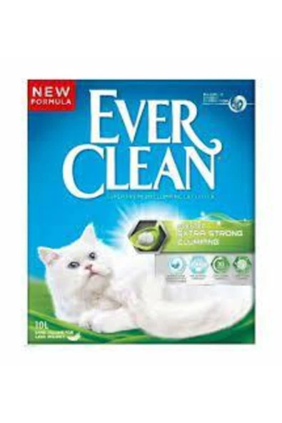 Extra Strong Scented Kokulu Ince Taneli Topaklaşan Kedi Kumu 10l