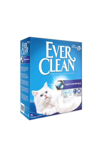Multi Crystal Extra Güçlü Topaklaşan Kedi Kumu 6 Lt