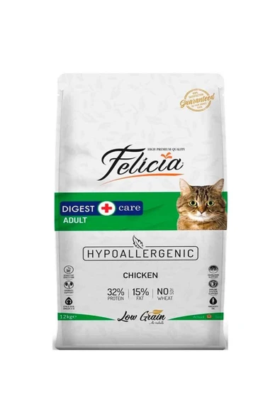 Az Tahıllı 12 Kg Tavuklu Etli Yetişkin HypoAllergenic Kedi Maması - Resim 3