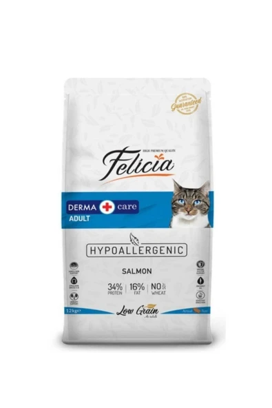 Az Tahıllı Hypoallergenic Somonlu Yetişkin Kedi Maması 12 kg ürün görseli