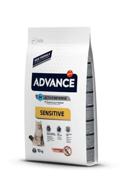 Sensitive Somonlu Yetişkin Kedi Maması 10 Kg ürün görseli