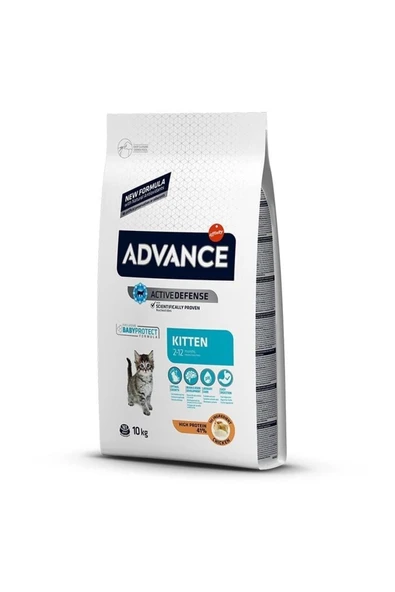 Kitten Tavuklu Ve Pirinçli Yavru Kedi Maması 10 Kg