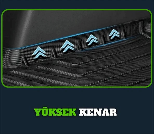 Renault Taliant 2021 ve Sonrası 4D Premium Havuzlu Paspas - 4