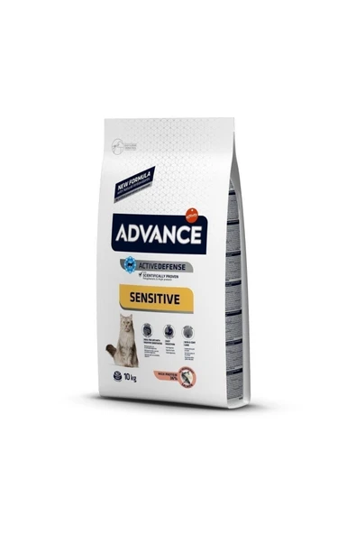 Sensitive Somonlu Yetişkin Kedi Maması 10 Kg