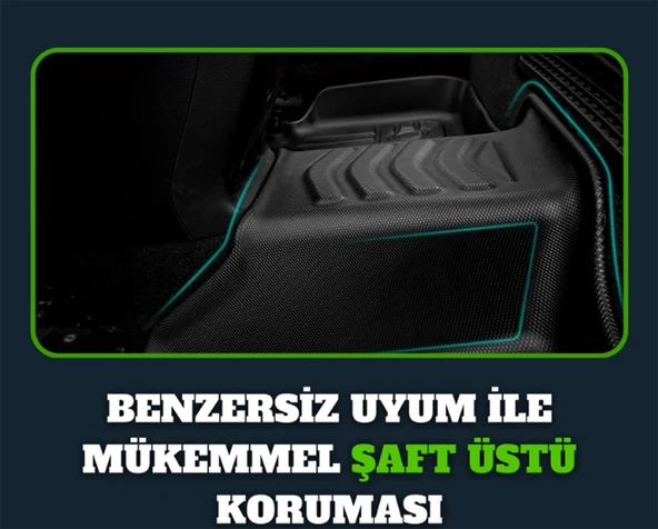 Renault Taliant 2021 ve Sonrası 4D Premium Havuzlu Paspas - 3