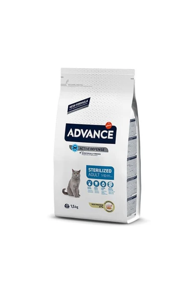 Sterilised Hindili Kısırlaştırılmış Yetişkin Kedi Maması 1.5 Kg - 7