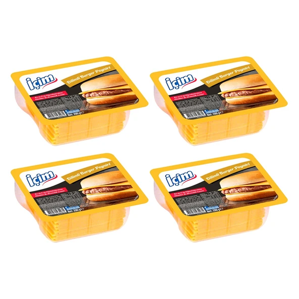 İçim Burger Peyniri Dilimli 200 gr x 4 Adet ürün görseli