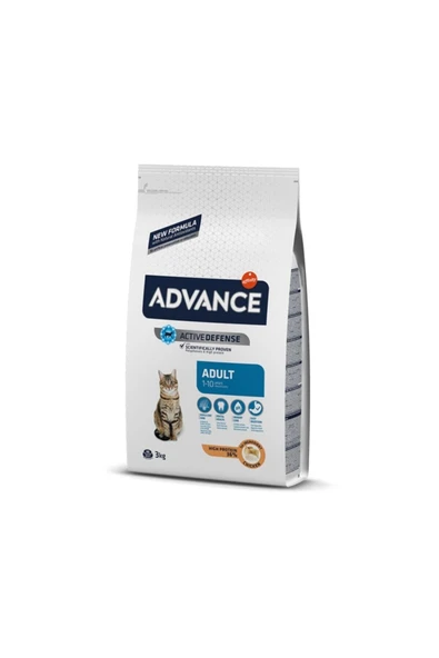 Cat Adult Chıcken & Rıce 3 Kg Yetişkin Kedi Maması Tavuk&Pirinç Malt Hediyeli ürün görseli