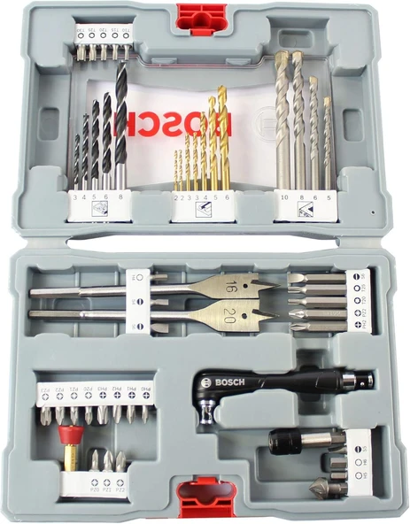 Bosch X-Line Premium Delme ve Vidalama Ucu Aksesuar Seti 49 Parça- 2608P00233