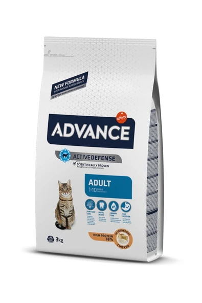 Yetişkin Tavuklu Kedi Maması 3 Kg