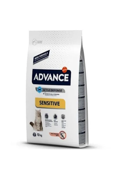 Sensitive Somonlu Yetişkin Kedi Maması 10 Kg ürün görseli