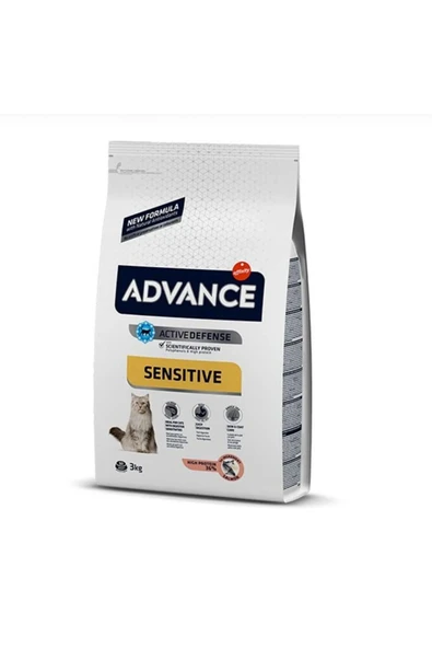 PATRON BARNEY Advance Cat Adult Sensitive Salmon Pirinçli 3Kg Kedi Maması ürün görseli