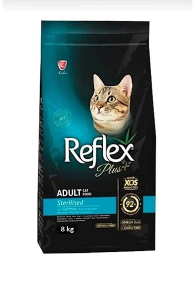 Plus Adult Cat Sterilised Salmon Somonlu Kısırlaştırılmış Yetişkin Kısır Kedi Maması 8 kg (Gölge Av)
