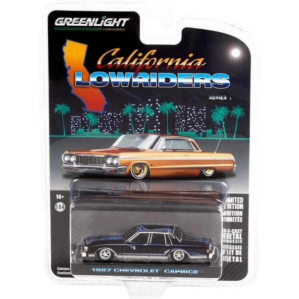 Greenlight 1/64 California Lowriders Series 1 1987 Chevrolet Caprice Lowrider - 2