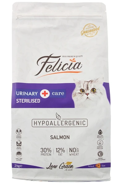 Az Tahıllı 2 Kg Sterilised Somonlu Hypoallergenic Kedi Maması
