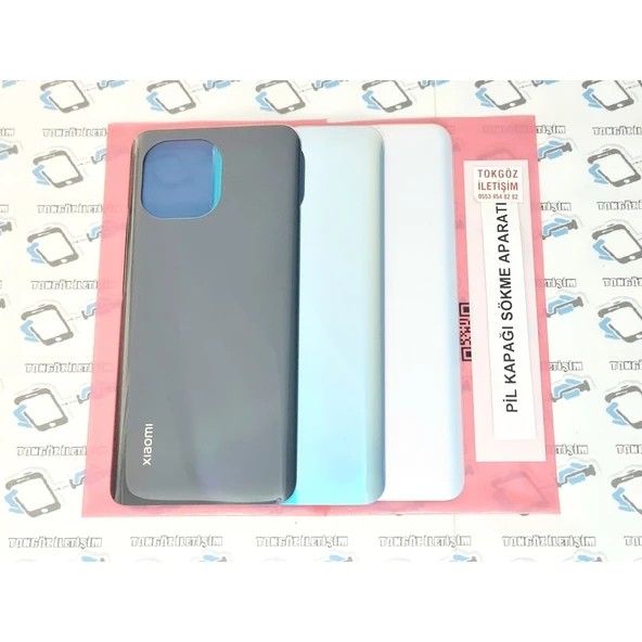 Xiaomi Mi 11 Arka Kapak Batarya Pil Kapağı (Cam) - 5