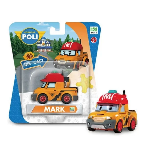 Robocar Poli Metal Araç Karakter Figür Mark - 2