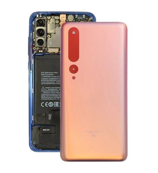 Xiaomi Mi 10 Pro 5G Uyumlu Arka Pil Batarya Kapağı Cam M2001J1G (Gold) ürün görseli