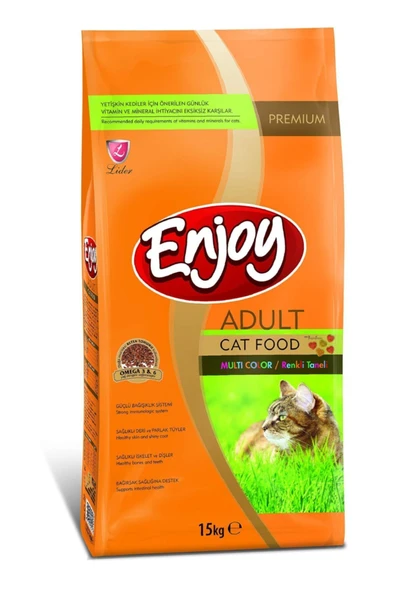 Multi Color Renkli Taneli Yetişkin Kedi Mamasi 15 Kg ürün görseli