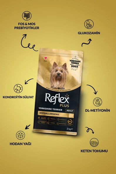 Plus Yorkshire Terrier Köpek Maması - Resim 2