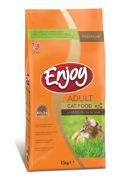 Multi Color Renkli Taneli Yetişkin Kedi Mamasi 15 Kg ürün görseli