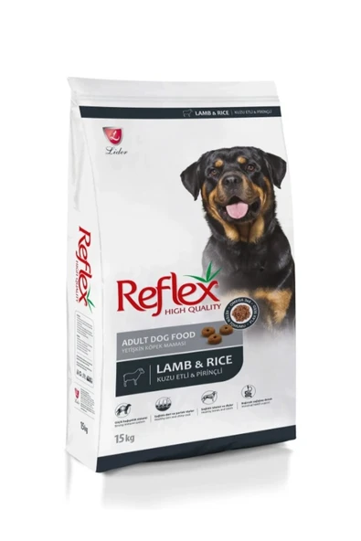 Refleks Kuzu Etli Ve Pirinçli Yetişkin Köpek Maması 15 Kg ürün görseli