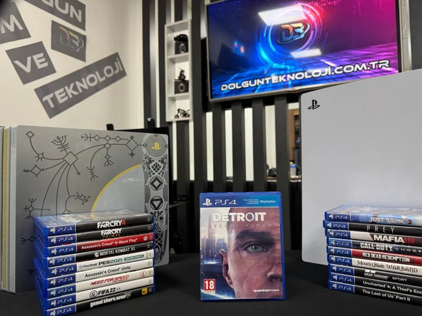 Detroit Become Human Ps4 - Ps5 Oyun CD’si (İKİNCİ EL)