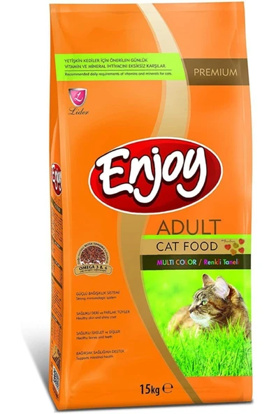 Multi Color Renkli Taneli Yetişkin Kedi Mamasi 15 Kg ürün görseli