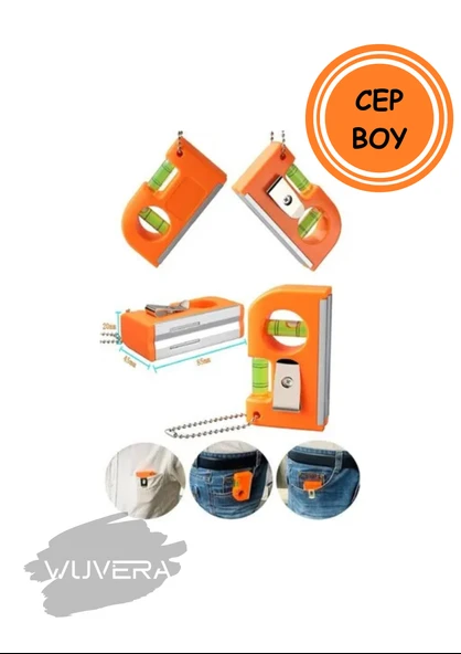 Wuvera Cep Tipi Su Terazisi – Mıknatıslı Mini Yapısı ile Pratik Kullanım - 3