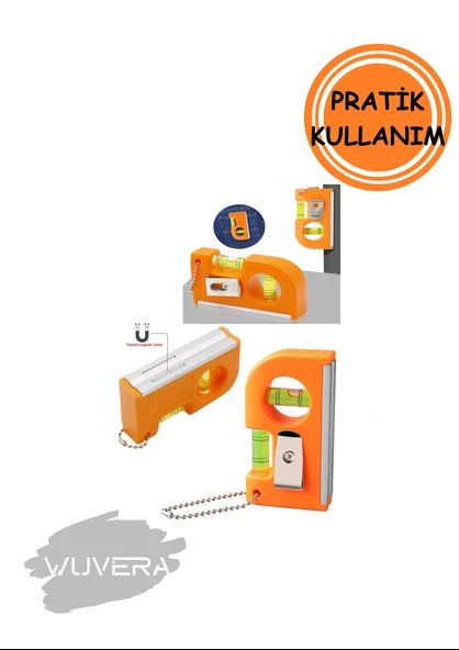 Wuvera Cep Tipi Su Terazisi – Mıknatıslı Mini Yapısı ile Pratik Kullanım - 2