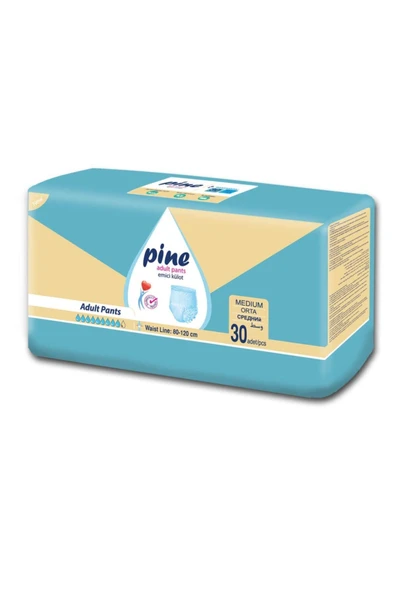 Pine Hasta Alt Bezi Külot 30 Adet Medium M