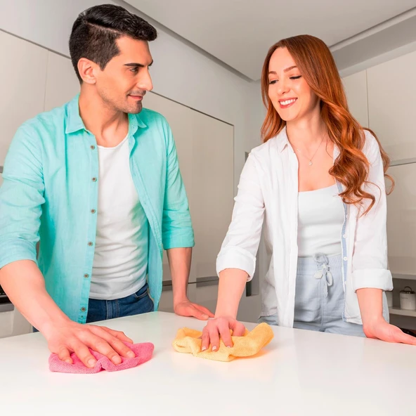 Vileda Mikrofiber Temizlik Bezi Colors 8 Li - 5