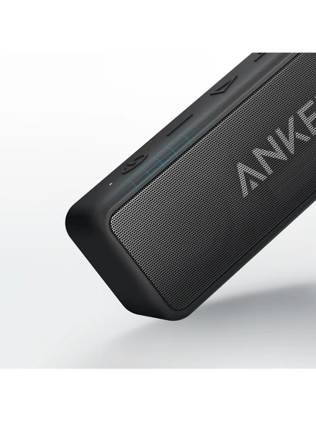 Anker Soundcore 2 Bluetooth Hoparlör - 12W Stereo Ses - IPX5 Suya Dayanıklılık - 24 Saate Varan Şarj - Siyah - A3105 (Anker Türkiye - 2