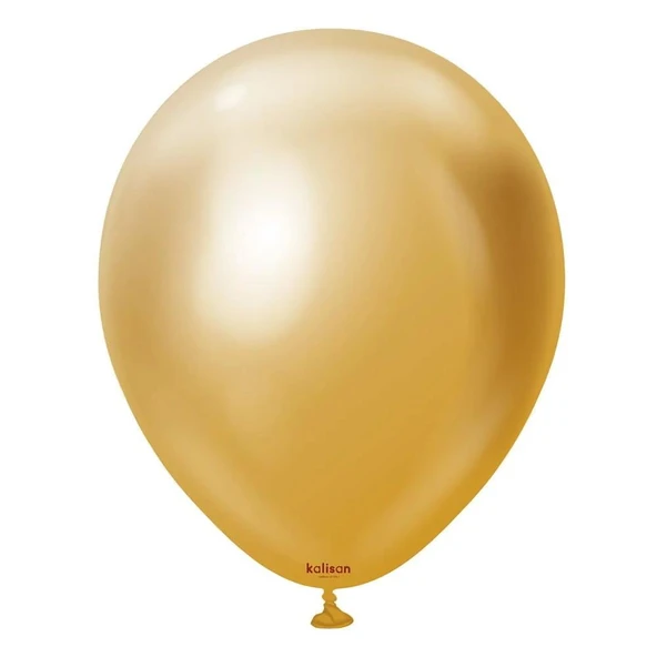 Gemar Parti Doğum Günü Organizasyon Balon - 28 Cm. - Ivory - Altın - 100 Adet - Resim 2