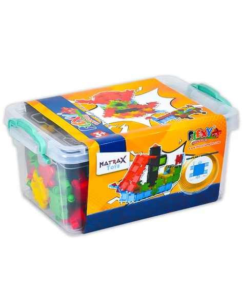Matrax Toys Flexy Tangles Lego Bloklar Saklama Kutulu 150 Parça