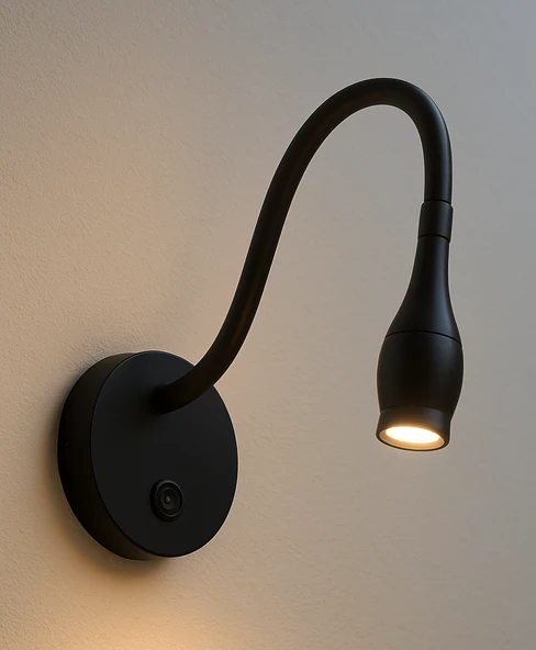 CT-5232 3W LED Esnek Boyunlu Yatak Başı Okuma Apliği Baykuş Modeli Günışığı 3200K