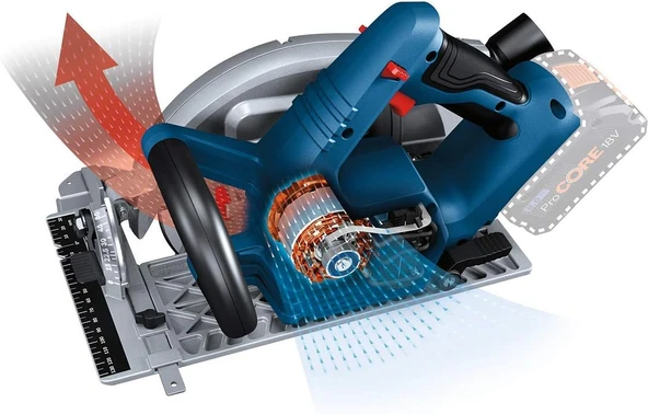 Bosch Professional GKS 18V-68 C Akülü Daire Testere (Akü ve Şarj Cihazı Bulunmaz) - 06016B5000 - 4