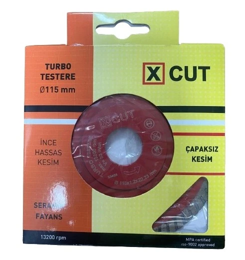 Kristal TX-Cut Turbo Elmas Hassas İnce Seramik Fayans Kesici 115mm - 2