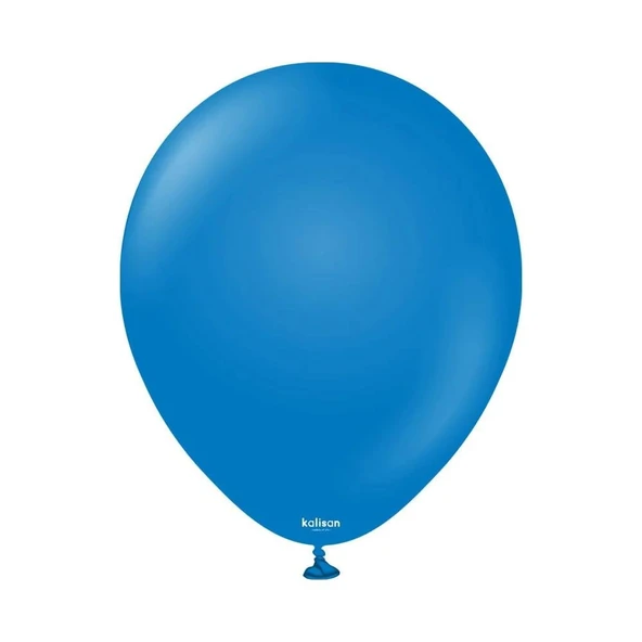 Gemar Parti Doğum Günü Organizasyon Balon - 28 Cm. - Ivory - Blue - 100 Adet - Resim 2