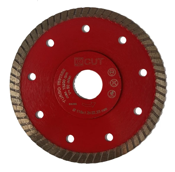 Kristal TX-Cut Turbo Elmas Hassas İnce Seramik Fayans Kesici 115mm ürün görseli