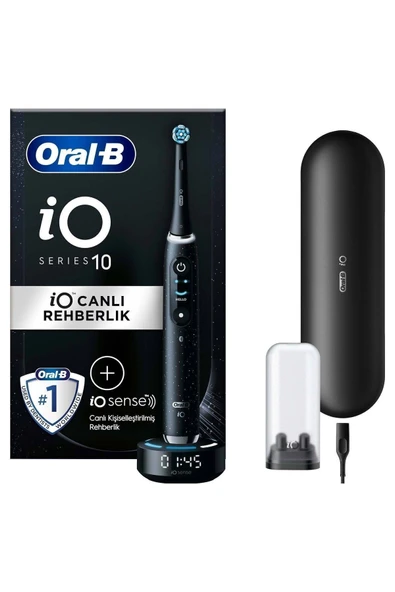 Oral-B iO 10 Kozmik Siyah Şarjlı Diş Fırçası