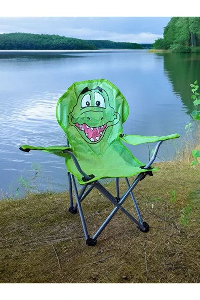 Bofigo Desenli Çocuk Kamp Sandalyesi-taşıma Çantalı - Resim 2