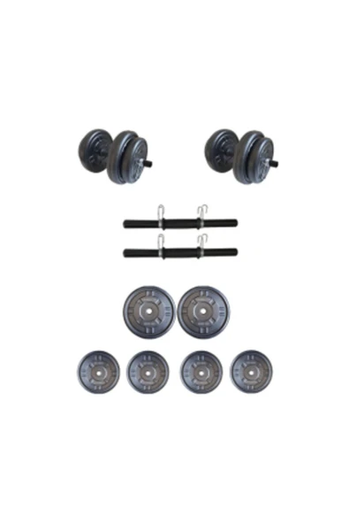 Dambılcım 20 Kg Dambıl Seti Ağırlık Ve Vücut Geliştirme Aleti 20 Kg Spor Dumbell Set