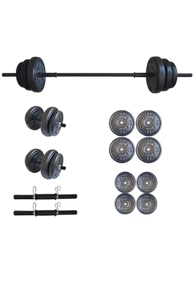 Dambılcım 35 Kg Halter Seti Dambıl Seti Ağırlık Ve Vücut Geliştirme Aleti 35 Kg Spor Dumbell Set - 2